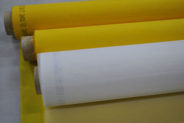 중국 노란 색깔에 세라믹스 인쇄를 위한 77T 100%Polyester 스크린 인쇄 메시 협력 업체