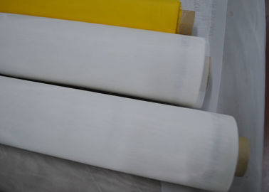 중국 유리제 인쇄를 위한 백색 노란 64T 폴리에스테 스크린 인쇄 메시 협력 업체
