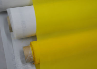 중국 티셔츠/직물, 노란 색깔을 위한 55의 실 폴리에스테 인쇄 메시 77T 협력 업체