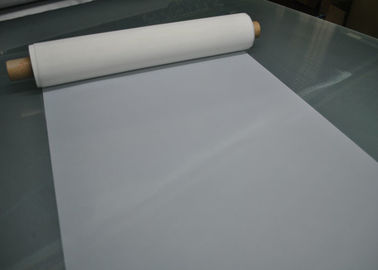 중국 유리제 인쇄를 위한 높은 정밀도 폴리에스테 실크 스크린 인쇄 메시 백색 협력 업체