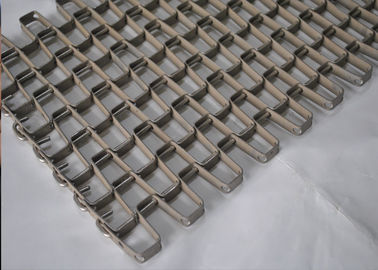 Stainless Steel Mesh Conveyor Belt , Balanced Weave Belt High Temperature Resistant