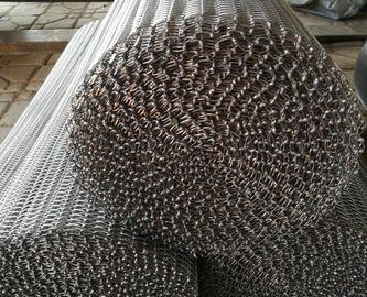 Iron / Carbon Steel Spiral Conveyor Belt , Balance Weave Conveyro Belt Food Grade